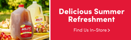 With Milo’s, you can enjoy delicious refreshments all summer long – Find us in store!